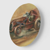 Le Mans Racecar by Ethan Harper Große Wanduhr (Winkel)