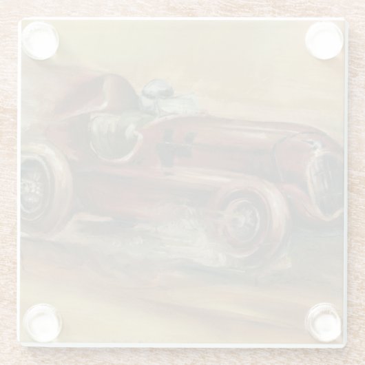 Le Mans Racecar durch Ethan Harper Glasuntersetzer (Rückseite)