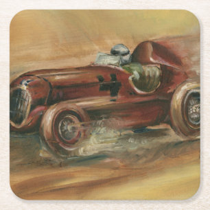 Le Mans Racecar durch Ethan Harper Rechteckiger Pappuntersetzer