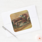 Le Mans Racecar von Ethan Harper Quadratischer Aufkleber (Umschlag)