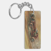 Le Mans Racecar von Ethan Harper Schlüsselanhänger (Vorderseite links)