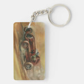 Le Mans Racecar von Ethan Harper Schlüsselanhänger (Rückseite)