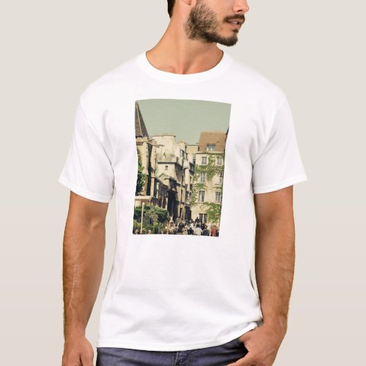 Le Marais in Paris, Frankreich, idyllische T-Shirt (Vorderseite)