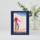 Le Markstein France Vintage Poster 1930 Postkarte (Stehend Vorderseite)