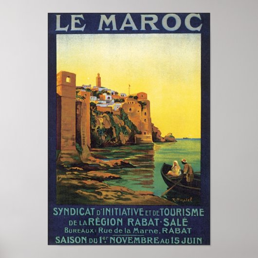 Le Maroc Poster (Vorne)