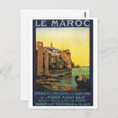 Le Maroc Postkarte (Vorne/Hinten)