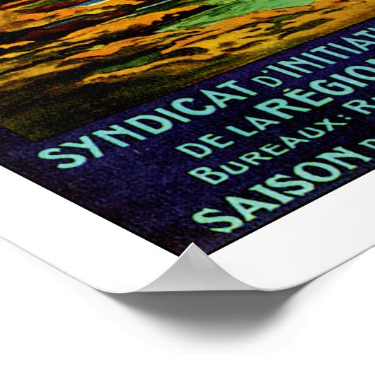 Le Maroc ~ Rabat Poster (Ecke)