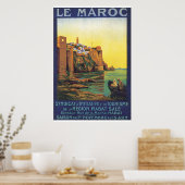 Le Maroc Vintage Travel Poster (Küche)