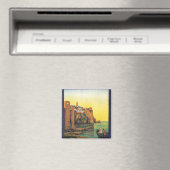 Le Maroc Vintage Travel Poster Magnet (In Situ (Geschirrspüler))