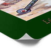 Le Medecin Inspecteur Edmond Delorme~Pulmonologe Poster (Ecke)