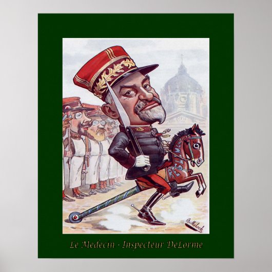 Le Medecin Inspecteur Edmond Delorme~Pulmonologe Poster (Vorne)