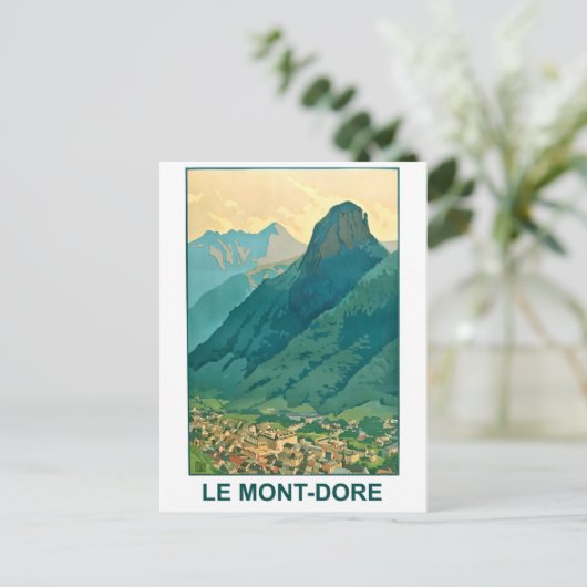 Le Mont-Dore, Auvergne-Rhône-Alpen, Frankreich Postkarte (Stehend Vorderseite)