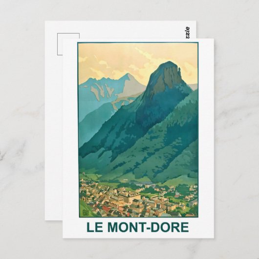 Le Mont-Dore, Auvergne-Rhône-Alpen, Frankreich Postkarte (Vorne/Hinten)