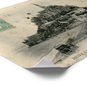 Le Mont-Saint-Michel – 1905 Poster (Ecke)