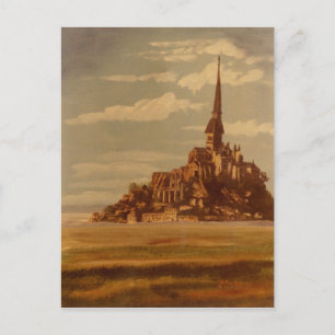 Le Mont Saint-Michel, Bretagne, Frankreich Postkarte