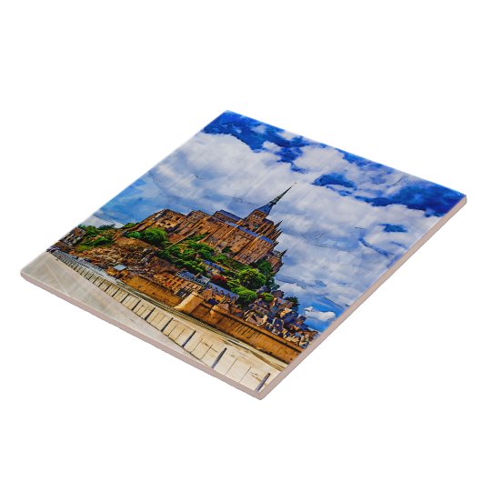 Le Mont Saint Michel Fliese (Seite)