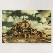 Le Mont Saint Michel, Frankreich. Puzzle (Horizontal)