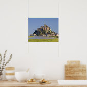 Le Mont Saint Michel in der Region Poster (Küche)