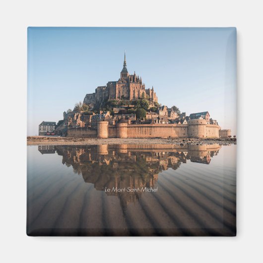 Le Mont-Saint-Michel in Normandie, Frankreich Magnet (Vorne)