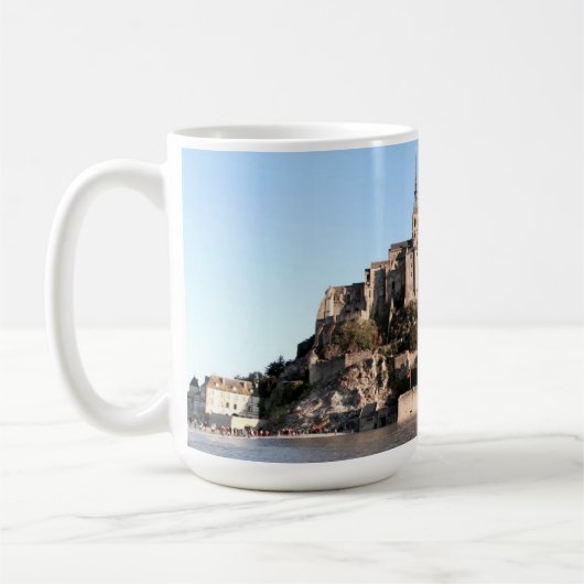 Le Mont-Saint-Michel Kaffeetasse (Links)