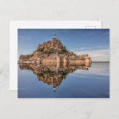 Le Mont-Saint-Michel Postkarte (Vorne/Hinten)