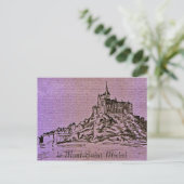 le Mont-Saint-Michel Postkarte (Stehend Vorderseite)
