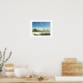 Le Mont Saint Michel View Normandy France Poster (Küche)
