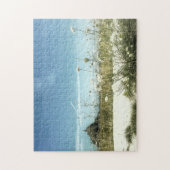 Le Mont Saint Michel View Normandy Frankreich Puzzle (Vertikal)
