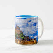Le Mont Saint Michel Zweifarbige Tasse (VorderseiteRechts)