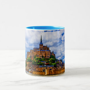 Le Mont Saint Michel Zweifarbige Tasse