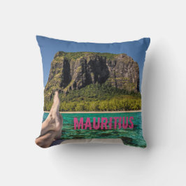 Le Morne Brabant Mauritius Blick vom Schiff auf Se Kissen