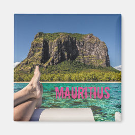 Le Morne Brabant Mauritius Blick vom Schiff auf Se Magnet