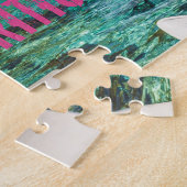 Le Morne Brabant Mauritius Blick vom Schiff auf Se Puzzle (Seite)