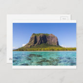 Le Morne Brabant Mauritius mit Meerblick Postkarte (Vorne/Hinten)