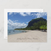 Le Morne, Mauritius Postkarte (Vorne/Hinten)