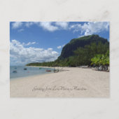 Le Morne, Mauritius Postkarte (Vorderseite)