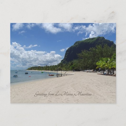 Le Morne, Mauritius Postkarte (Vorderseite)
