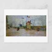 Le Moulin a Poivre, Vincent van Gogh Postkarte (Vorderseite)