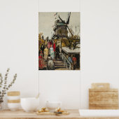 Le Moulin de Blute-Fin - Van Gogh - c1886 Poster (Küche)