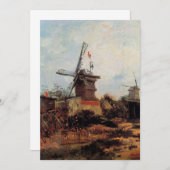 Le Moulin de Blute Fin von Vincent van Gogh (Vorne/Hinten)