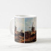 Le Moulin de Blute Fin von Vincent van Gogh Kaffeetasse (Vorderseite Links)