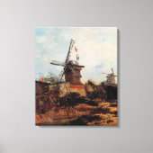 Le Moulin de Blute Fin von Vincent van Gogh Leinwanddruck (Vorderseite)