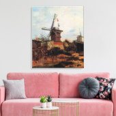 Le Moulin de Blute Fin von Vincent van Gogh Leinwanddruck (Insitu (Wohnzimmer))