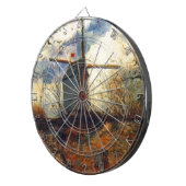 Le Moulin de la Galette Van Gogh Dartscheibe (Vorderseite rechts)