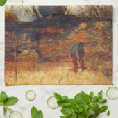 Le Moulin de la Galette Van Gogh Geschirrtuch (Gefaltet)