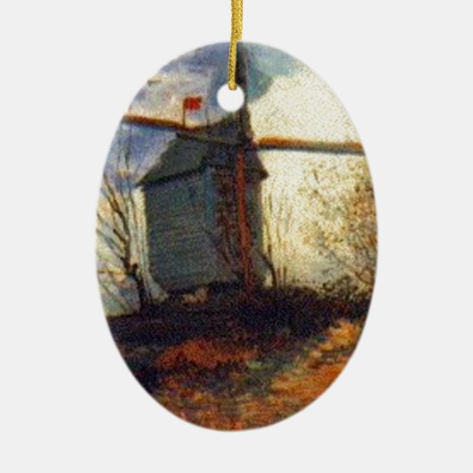 Le Moulin de la Galette Van Gogh Keramikornament (Vorne)