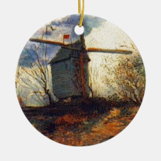 Le Moulin de la Galette Van Gogh Keramikornament (Vorne)