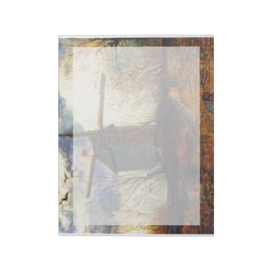 Le Moulin de la Galette Van Gogh Notizblock (Rotiert)