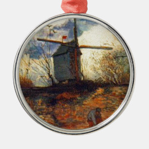 Le Moulin de la Galette Van Gogh Ornament Aus Metall