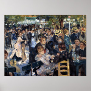 Le Moulin de la Galette von Pierre Auguste Renoir Poster